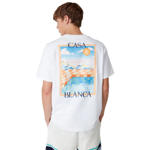 CASABLANCA Surreal Pool T-Shirt