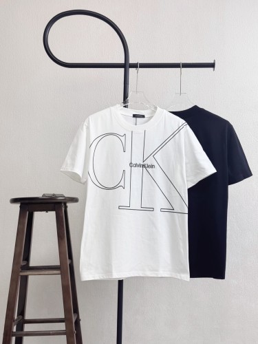 Calvin Klein Logo Embroidered Short-sleeved T-shirt