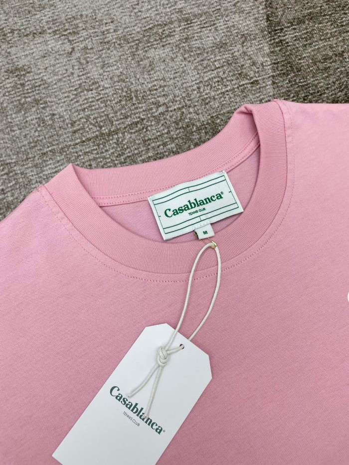 CASABLANCA Peace On Earth Cropped T-Shirt