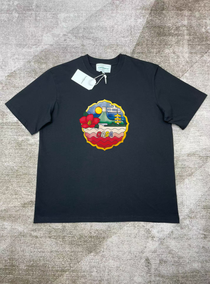 Casablanca White Organic Cotton T-Shirt