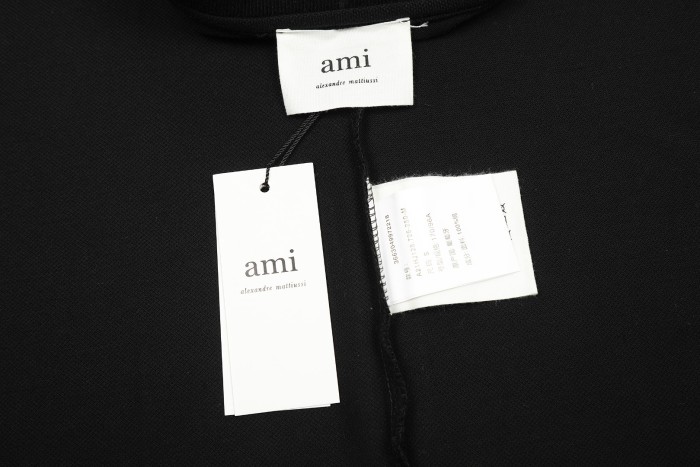AMI Paris Organic Cotton Ami de Coeur Polo Shirt
