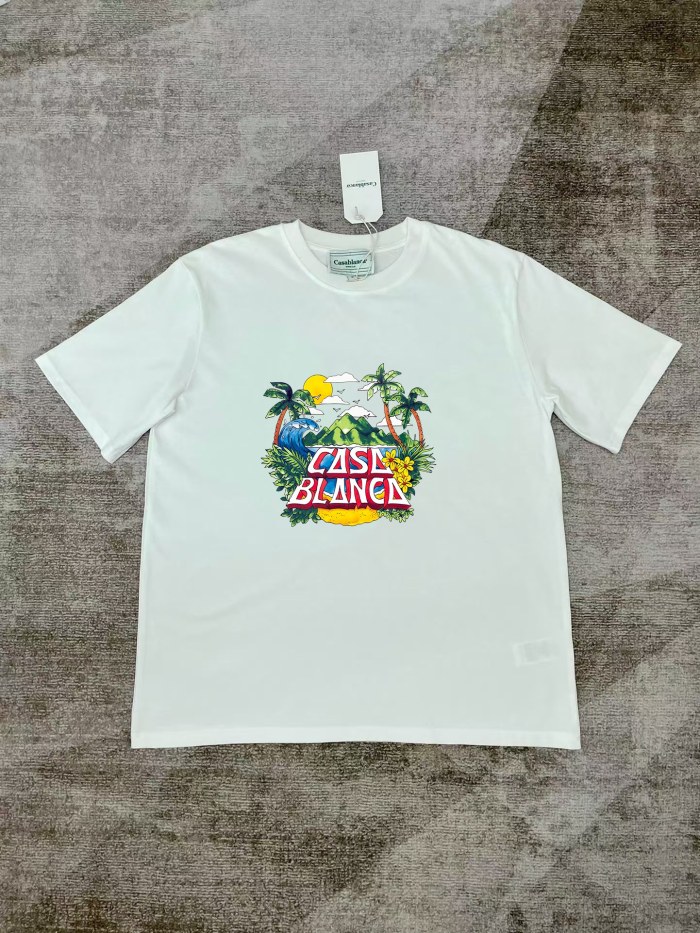 Casablanca Black 'Casa' Beach Wave T-Shirt