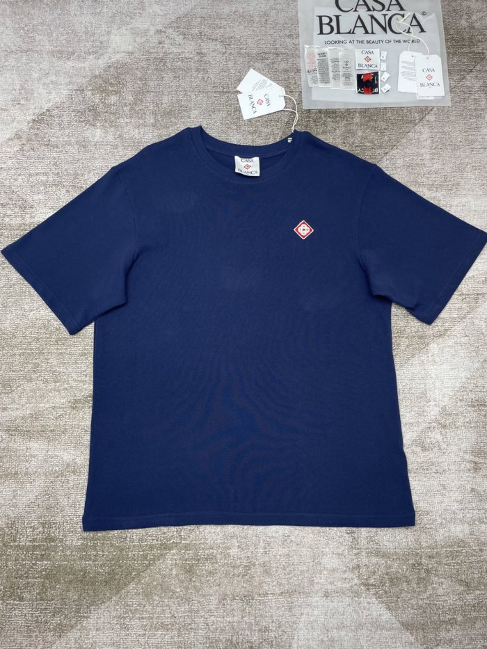 Casablanca Diamond Logo Patch Tee
