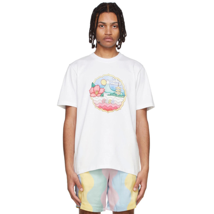 Casablanca White Organic Cotton T-Shirt