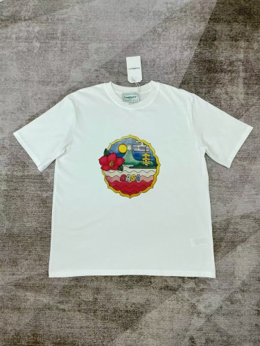 Casablanca White Organic Cotton T-Shirt