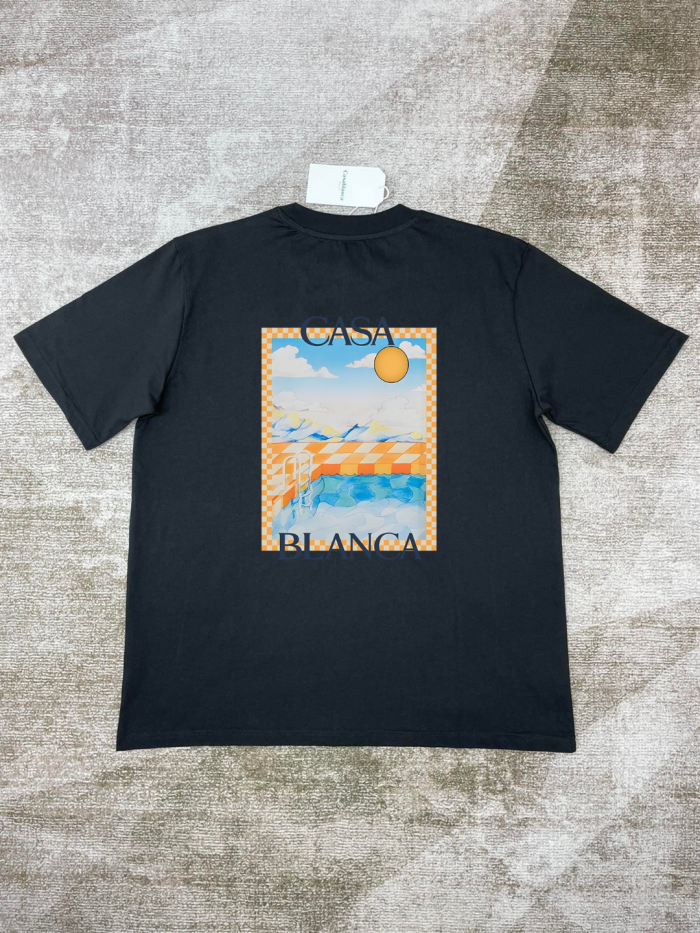 CASABLANCA Surreal Pool T-Shirt