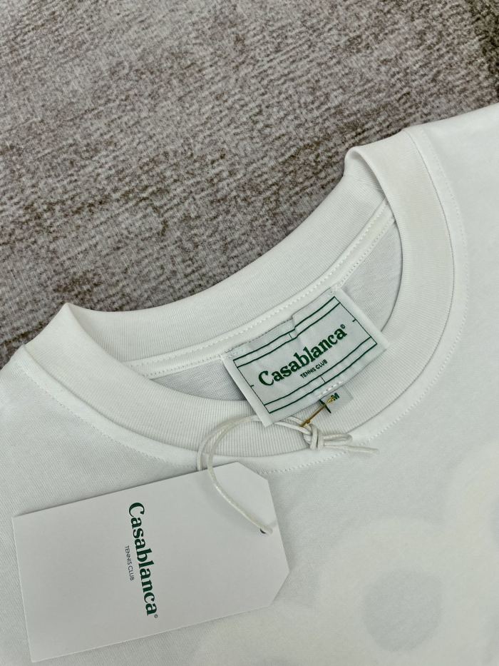 Casablanca White 'La Flamme Du Sport' T-Shirt