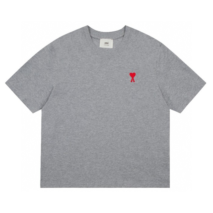 AMI Paris Ami De Coeur-embroidered T-shirt