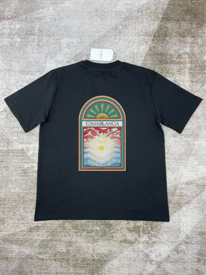 Casablanca White Organic Cotton T-Shirt