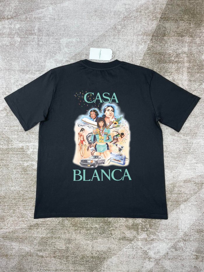 Casablanca Celebration Du Sport Printed Tee