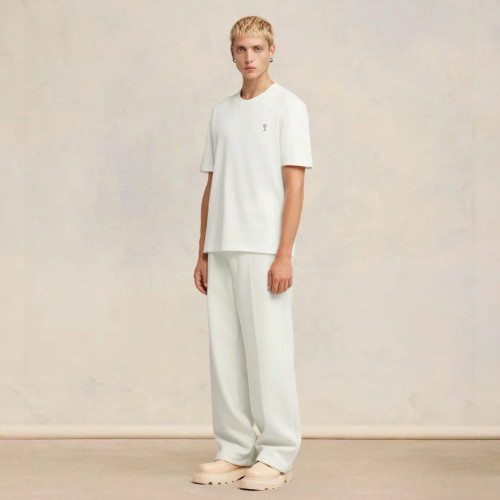 Ami Embroidery Cotton T-Shirt