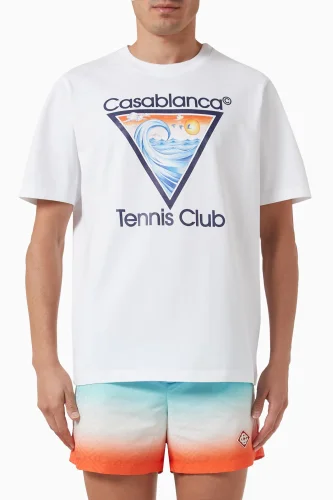 CASABLANCA Men's Tennis Club T-Shirt