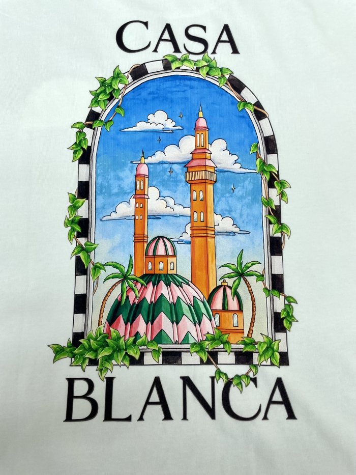 CASABLANCA VUE DE DAMAS T-SHIRT