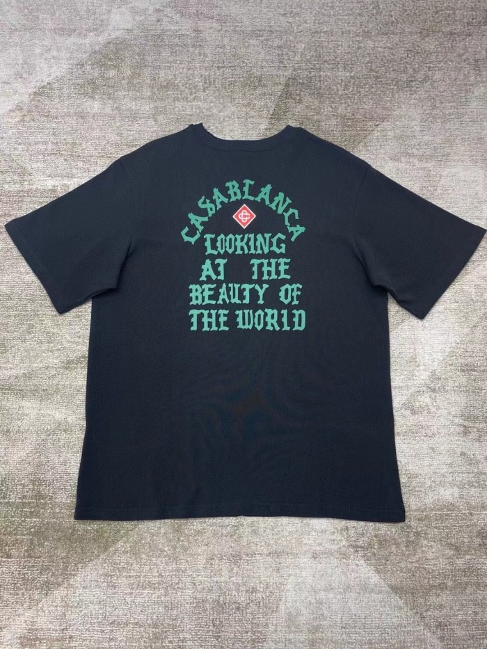 Casablanca Looking At The Beauty Of The World Printed T-Shirt