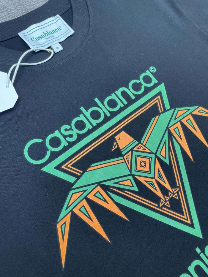 Casablanca SSENSE Exclusive Black Playful Eagle T-Shirt
