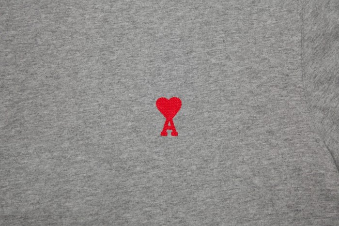 AMI Paris Ami De Coeur-embroidered T-shirt