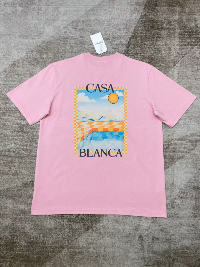CASABLANCA Surreal Pool T-Shirt