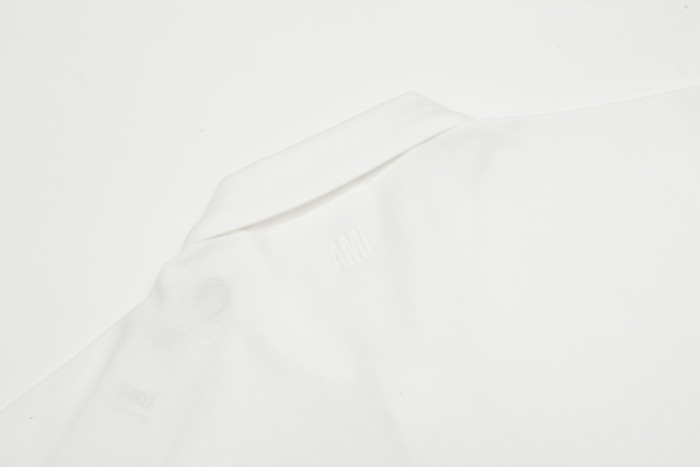 AMI Paris Organic Cotton Ami de Coeur Polo Shirt