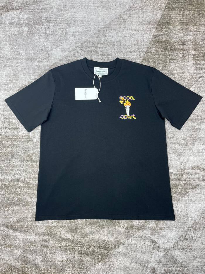Casablanca White 'La Flamme Du Sport' T-Shirt