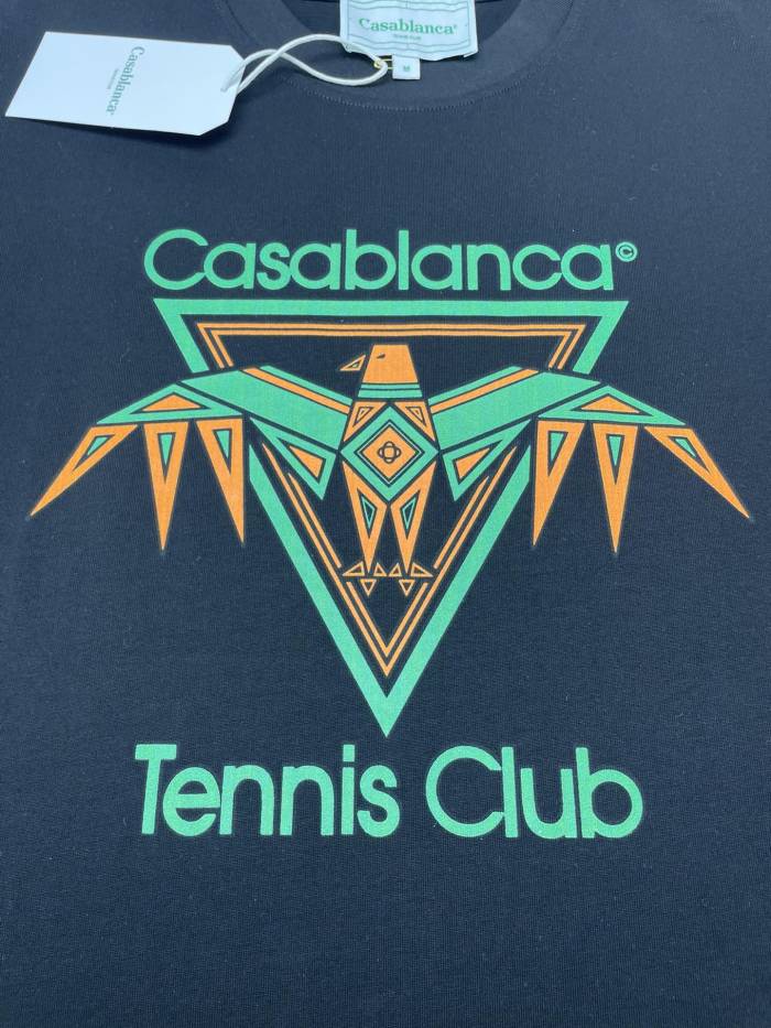 Casablanca SSENSE Exclusive Black Playful Eagle T-Shirt