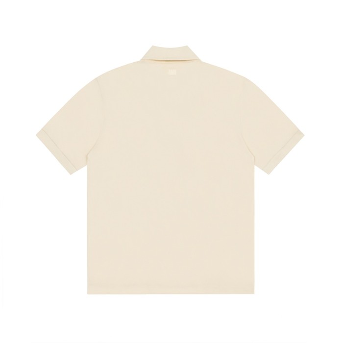 AMI Paris Organic Cotton Ami de Coeur Polo Shirt