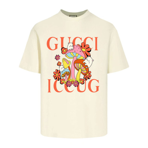 Gucci Flower Print Cotton T-shirt