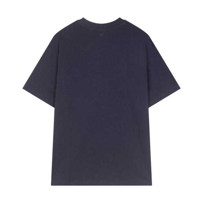 Ami Embroidered Logo Short-sleeved T-shirt