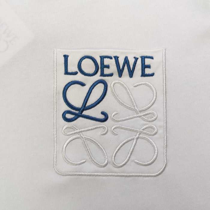 Loewe Logo Embroidered Cotton-Jersey T-Shirt