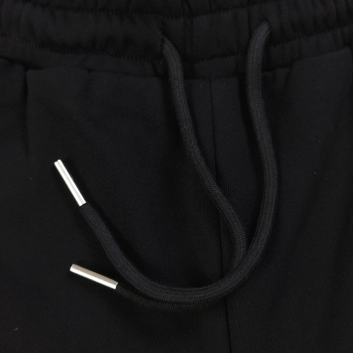 Balenciaga Reflective Logo Print Shorts