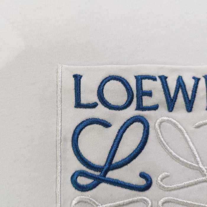 Loewe Logo Embroidered Cotton-Jersey T-Shirt