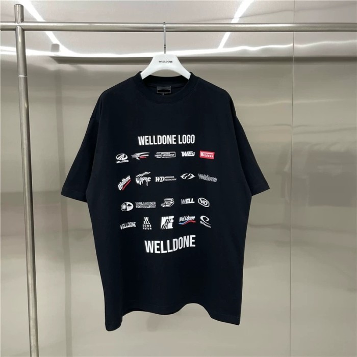 Welldone Printed Cotton Short-Sleeved T-Shirt