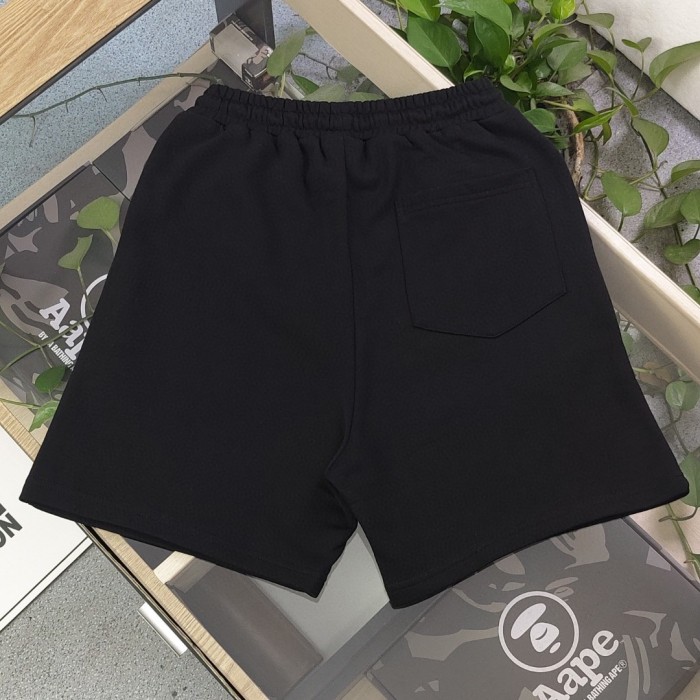 Balenciaga Reflective Logo Print Shorts