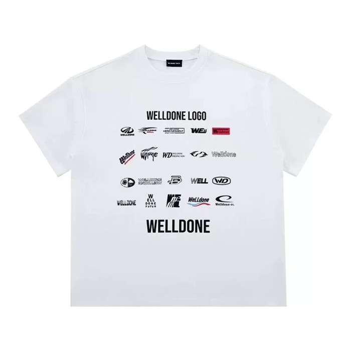 Welldone Printed Cotton Short-Sleeved T-Shirt