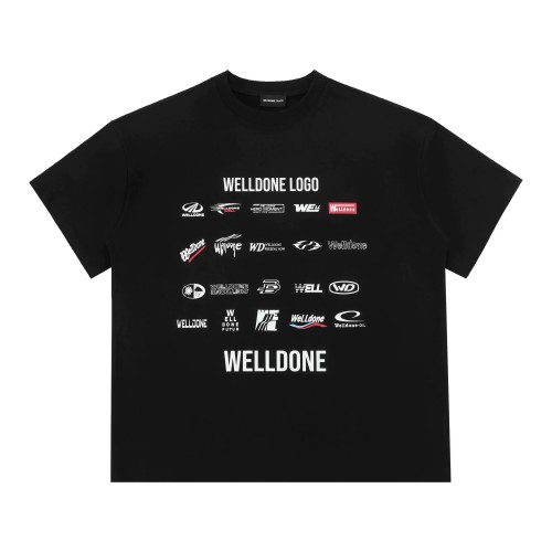 Welldone Printed Cotton Short-Sleeved T-Shirt