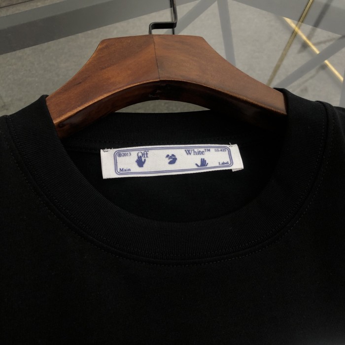OFF-WHITE Shared Skate Logo Cotton T-shirt