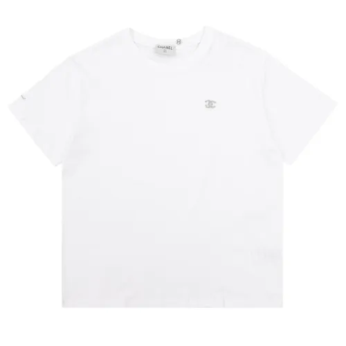 Chanel Embroidered Cotton Short Sleeve T-Shirt