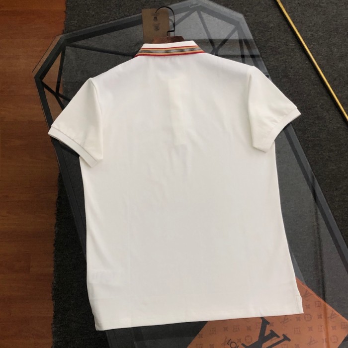Burberry Icon Stripe Placket Piqué Polo Shirt