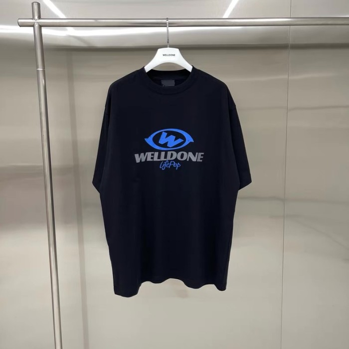 Welldone American Printed Cotton Short-Sleeved T-Shirt