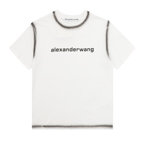 Alexander Wang Washed LOGO Short Sleeve T-Shirt