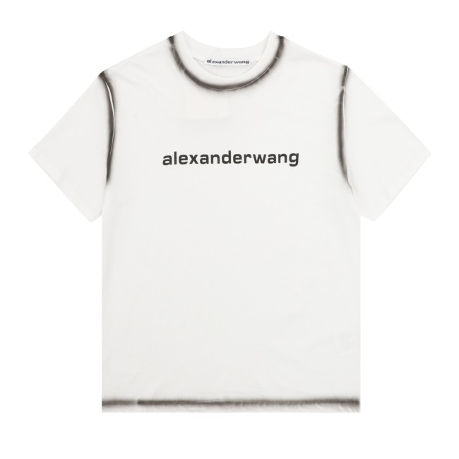 Alexander Wang Washed LOGO Short Sleeve T-Shirt