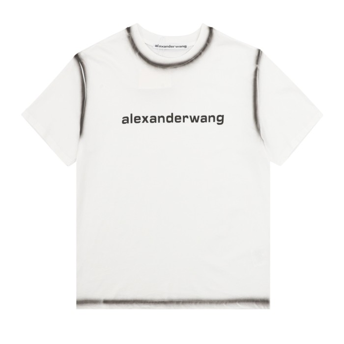 Alexander Wang Washed LOGO Short Sleeve T-Shirt