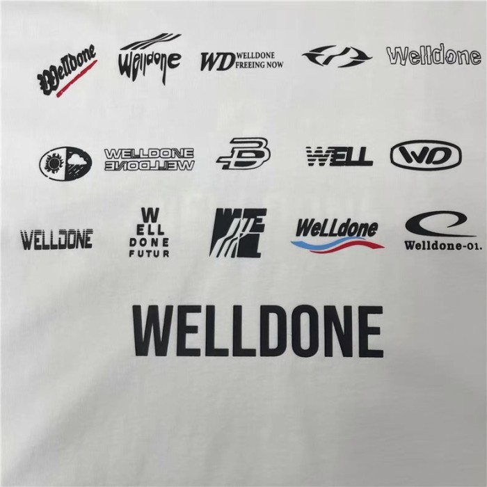 Welldone Printed Cotton Short-Sleeved T-Shirt