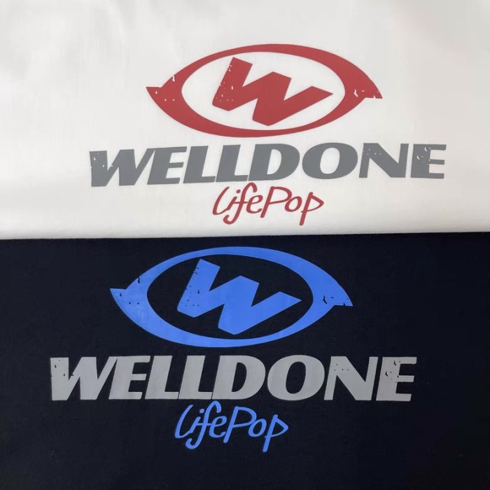 Welldone American Printed Cotton Short-Sleeved T-Shirt