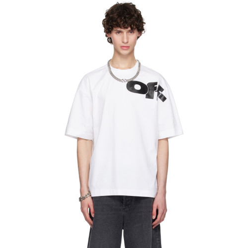 OFF-WHITE Shared Skate Logo Cotton T-shirt