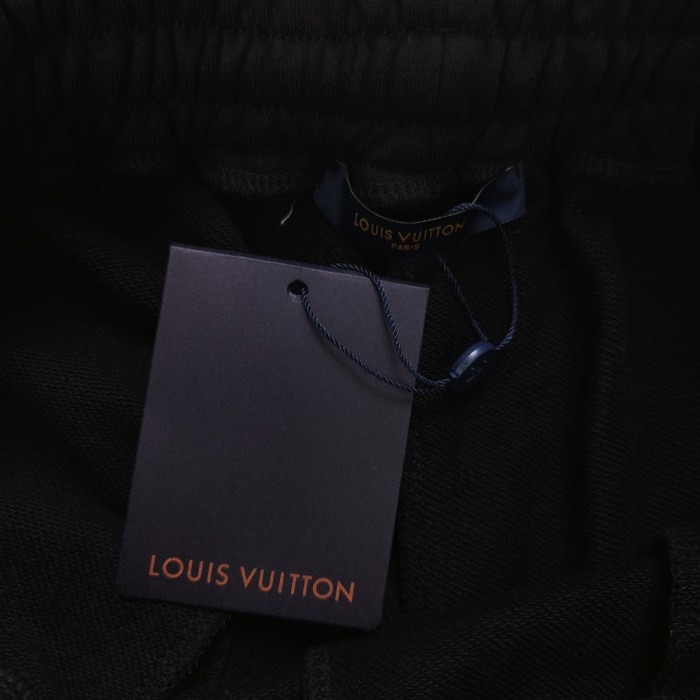 Louis Vuitton Four-Leaf Clover Logo Print Shorts