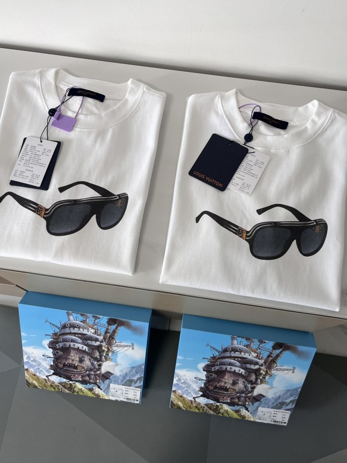 Louis Vuitton Glasses Short-Sleeved T-Shirt