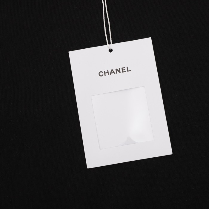 Chanel Graffiti Logo Short Sleeve T-Shirt