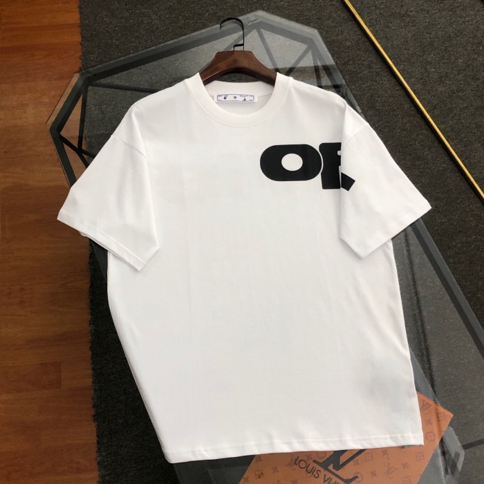 OFF-WHITE Shared Skate Logo Cotton T-shirt