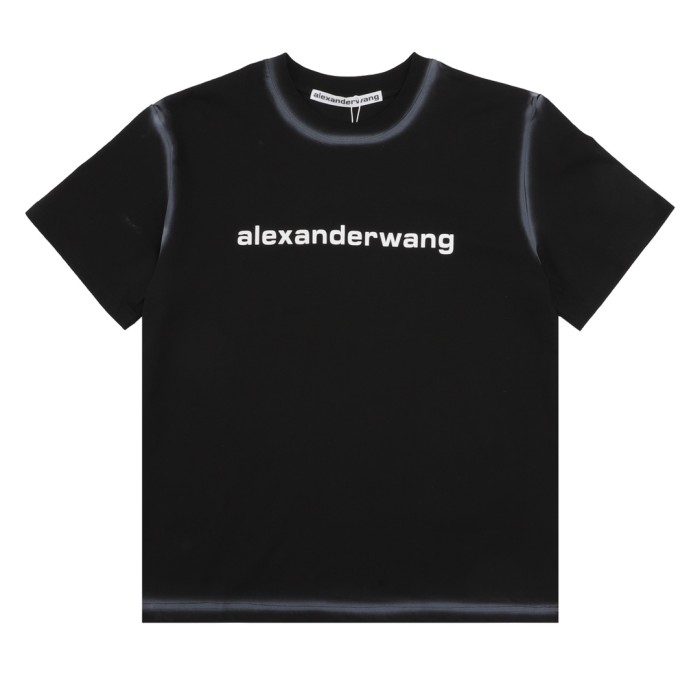 Alexander Wang Washed LOGO Short Sleeve T-Shirt