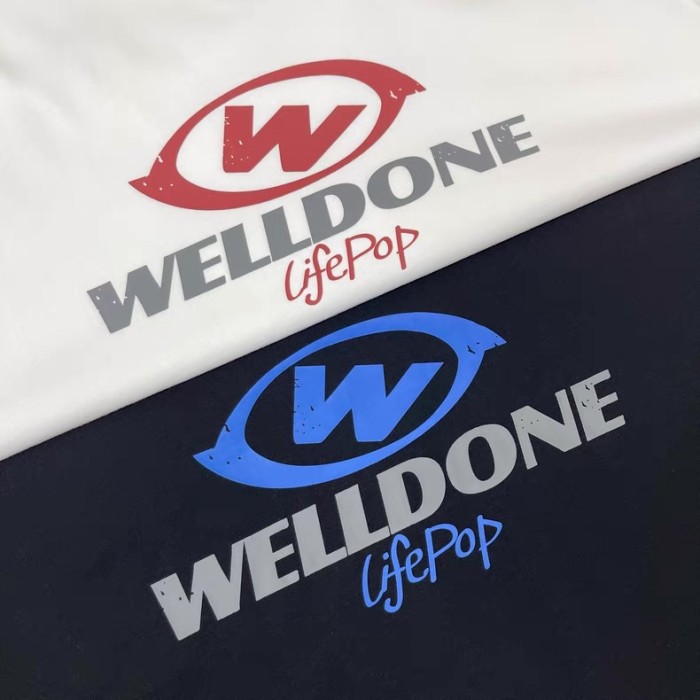 Welldone American Printed Cotton Short-Sleeved T-Shirt